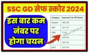 SSC GD Result Cut Off Safe Score